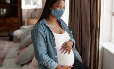 Pregnant lady Care at home during Quarantine days.